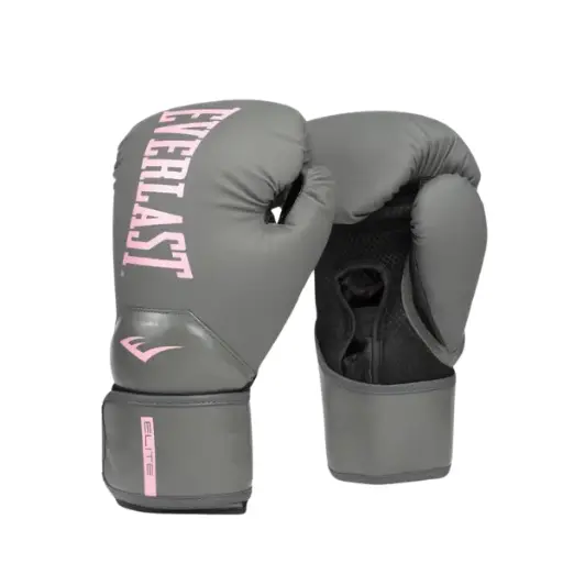 Guante Boxeo Everlast Elite 2 Grey/Pink