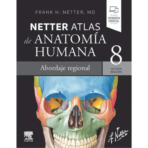 Libro Mini Netter Atlas de Anatomía Humana 8.ª Edición