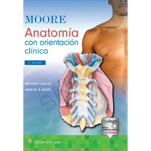 Libro Moore Anatomía con Orientación clínica 9.ª Edición