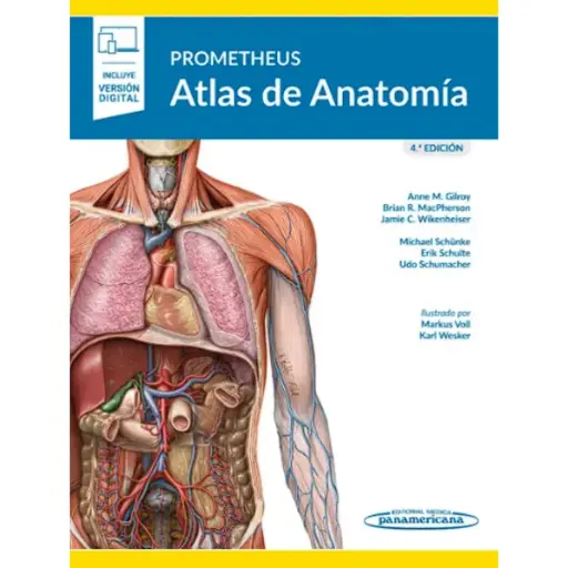 Libro PROMETHEUS Atlas de Anatomía Ed.4