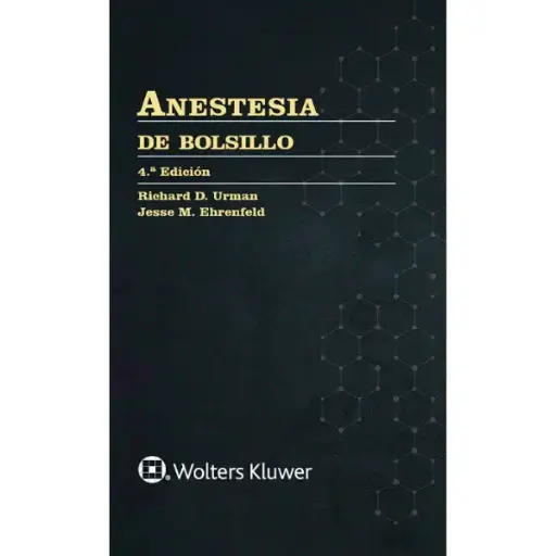 Libro Anestesia De Bolsillo 4.ª edición