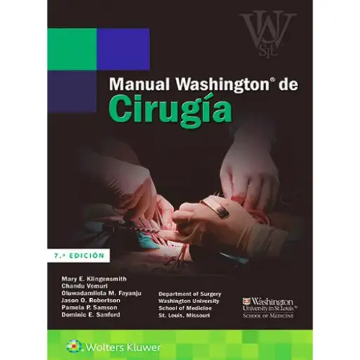 Libro Manual Washington de cirugía 7.ª Edición