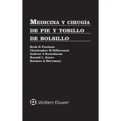 Libro Medicina y Cirugía de pie y tobillo de bolsillo