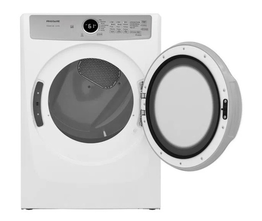 Frigidaire secadora carga frontal electrica premium care blanca 21 Kg FDEX22E4EW