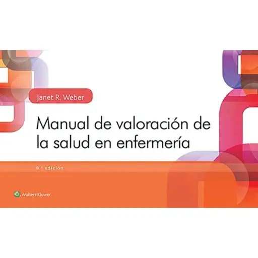 Libro Manual de valoración de la salud en enfermería 9.ª Edición