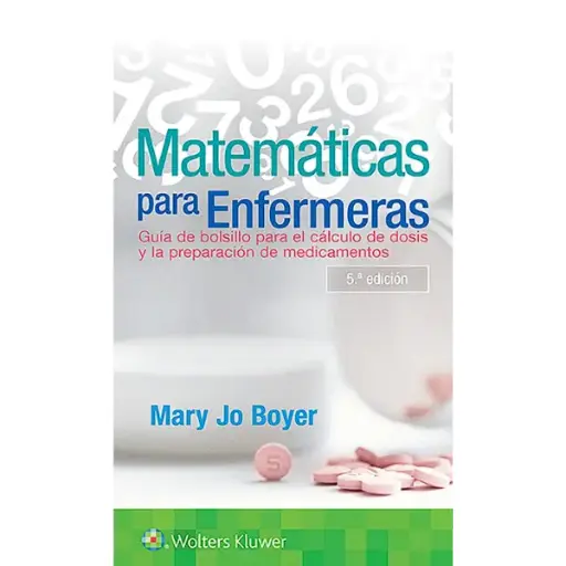 Libro Matemáticas para Enfermeras 10.ª Edición