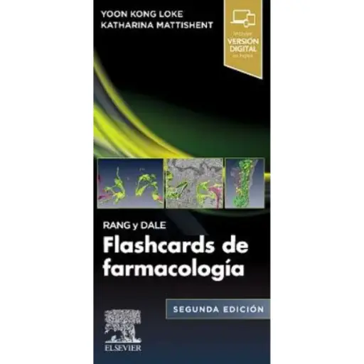 Libro Rang y Dale. Flashcards de Farmacología 2.ª Edición.