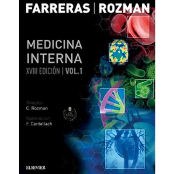 Libro Farreras Rozman. Medicina Interna + StudentConsult en español (2 tomos) 18.ª Edición