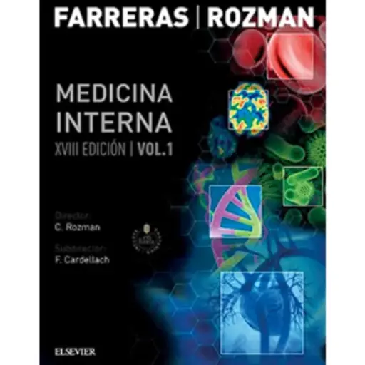 Libro Farreras Rozman. Medicina Interna + StudentConsult en español (2 tomos) 18.ª Edición