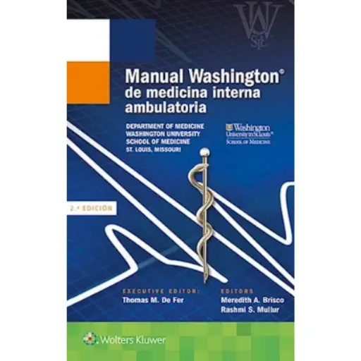Libro Manual Washington de medicina interna ambulatoria 2.ª Edición