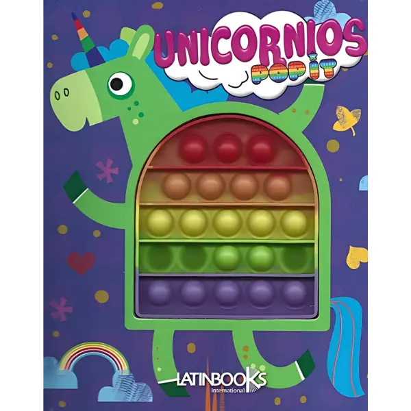 Libro Unicornios pop it
