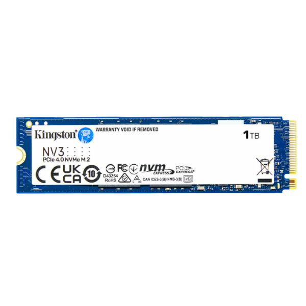 Kingston estado solido NV3 PCIe 4.0 NVMe SSD - SNV3S/1000G