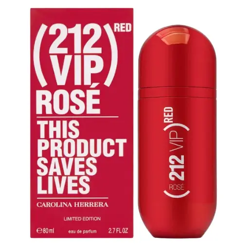 Perfume 212 VIP Rose Red EDP Carolina Herrera 80 ML