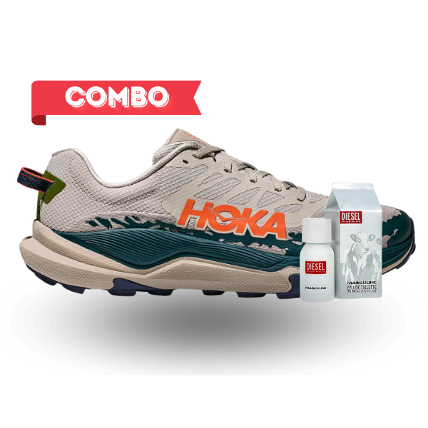 Combo Tenis Hoka Torrent 4 Hombre y Colonia Plus Plus Diesel 75 ML