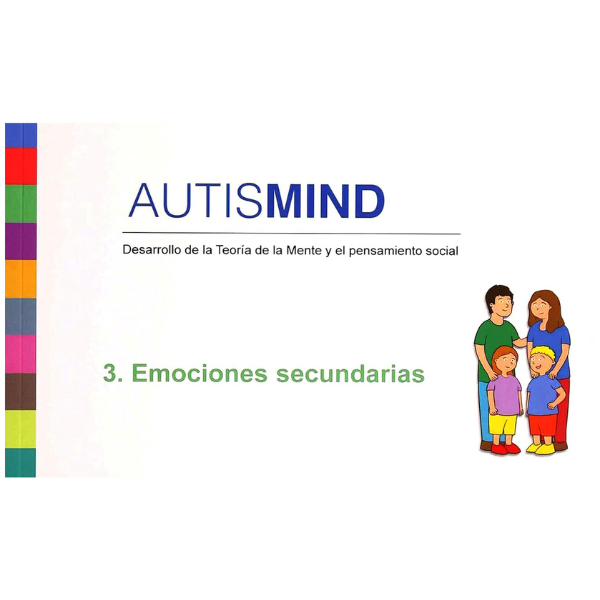 Libro AutisMind 3 Emociones secundarias. Desarrollo de la teoría de la mente y el pensamiento social