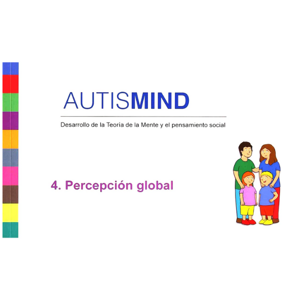 Libro AutisMind 4 Percepción global. Desarrollo de la teoría de la mente y el pensamiento social